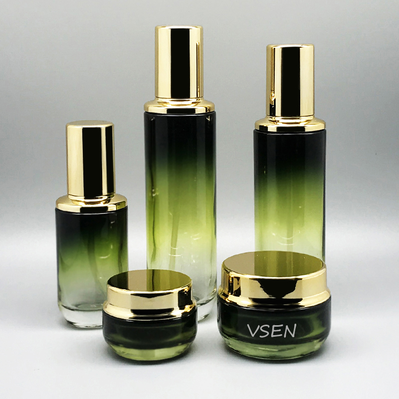 新款hth.com 紫罗兰hth.com套装瓶子定制高档玻璃(图1)